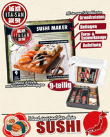 ITA-SAN Sushi Set (9-delige complete set, ideaal voor beginners, om uit te proberen of cadeau te doen) 1 pakje