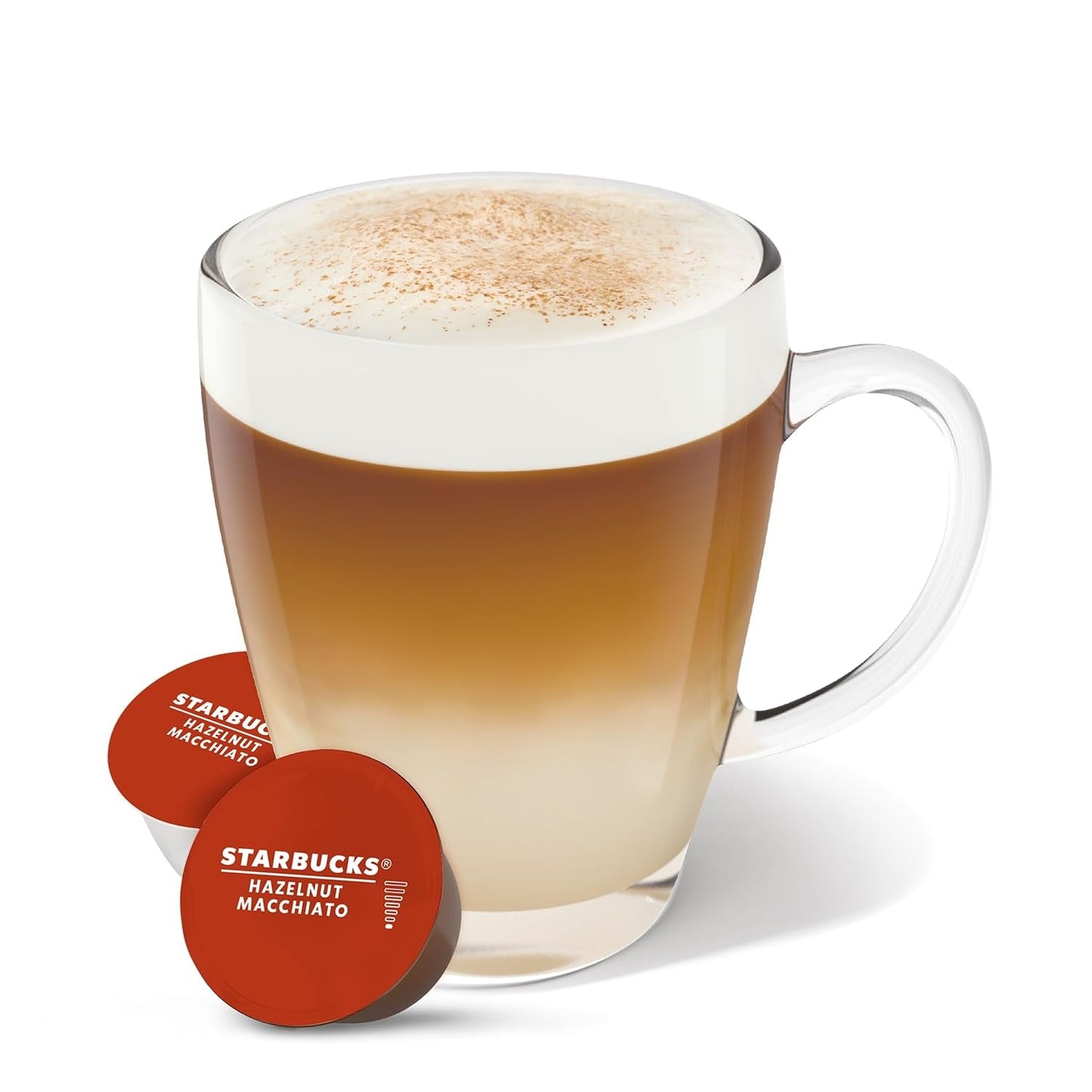 STARBUCKS Hazelnoot Macchiato van Nescafé Dolce Gusto, Dunkle Röstung, Kaffeekapseln 6 x 12 (72 Kapseln)