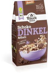 Bauck HOF Dinkelmüsli Schokozart, 425G (1Er-pakket) Granen Naty Shop 12 X 425 Gr