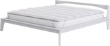 Italiaans beddengoed Elegante gewatteerde topper, wit, tweepersoonsdekbedden en dekbedden Naty Shop