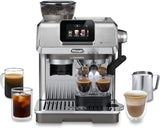 De'Longhi La Specialista Arte EC9155.MB portafilter espressomachine met molen, 8 maalstanden, 15 bar druk, 3 temperatuurstanden, melkopschuimer, 1550W, 1,7L tank, RVS/zwart, inclusief barista kit