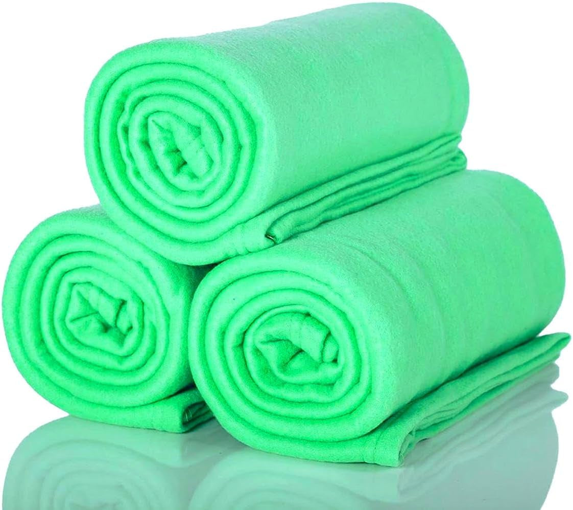 ALCLEAR 3 stuks Oeko Tex fleece dekens, kleur: antraciet, groot formaat 130X160 Cm, ruim 200 G/M2, bankdeken bankdeken deken woonkamerdeken, picknickdeken bankspreideken bedden en dekens Besuche den ALCLEAR-Store Mintgroen 3 stuks 130X160 Cm