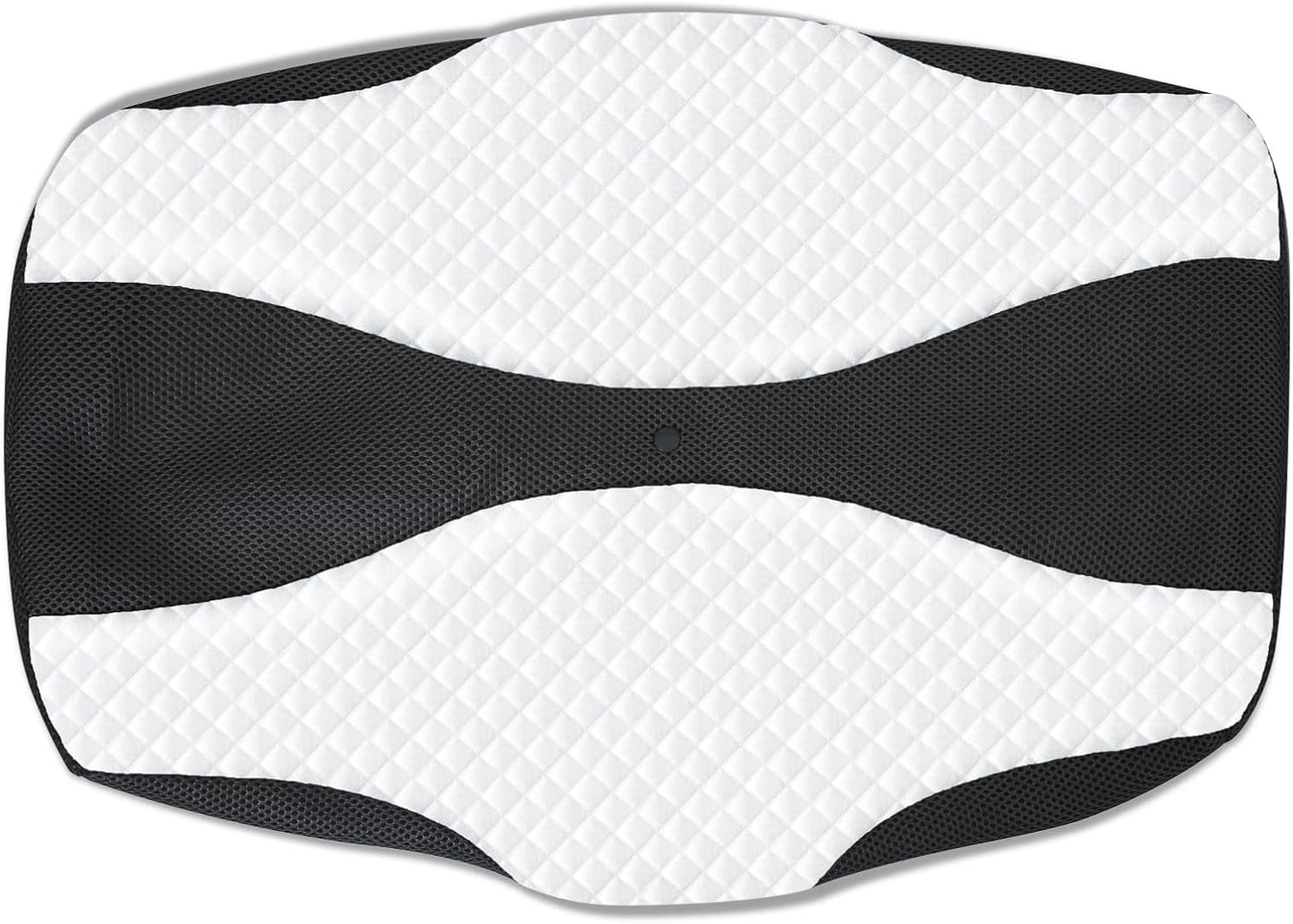 SAHEYER Orthopedisch kussen Neksteunkussen Hoofdkussen Ergonomisch nekkussen Zijslaperkussen 60 X 40 X 13/11cm Memory Foam Kussen voor zijslaper Rugbuik Orthopedische nekkussens Naty Shop zwarte kussensloop