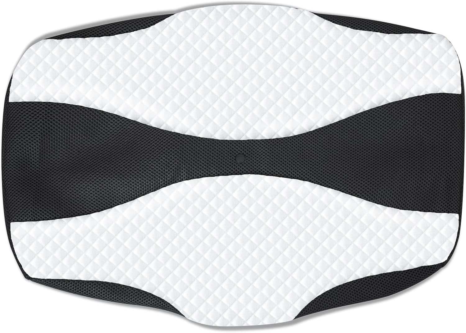 SAHEYER Orthopedisch kussen Neksteunkussen Hoofdkussen Ergonomisch nekkussen Zijslaperkussen 60 X 40 X 13/11cm Memory Foam Kussen voor zijslaper Rugbuik Orthopedische nekkussens Naty Shop zwarte kussensloop