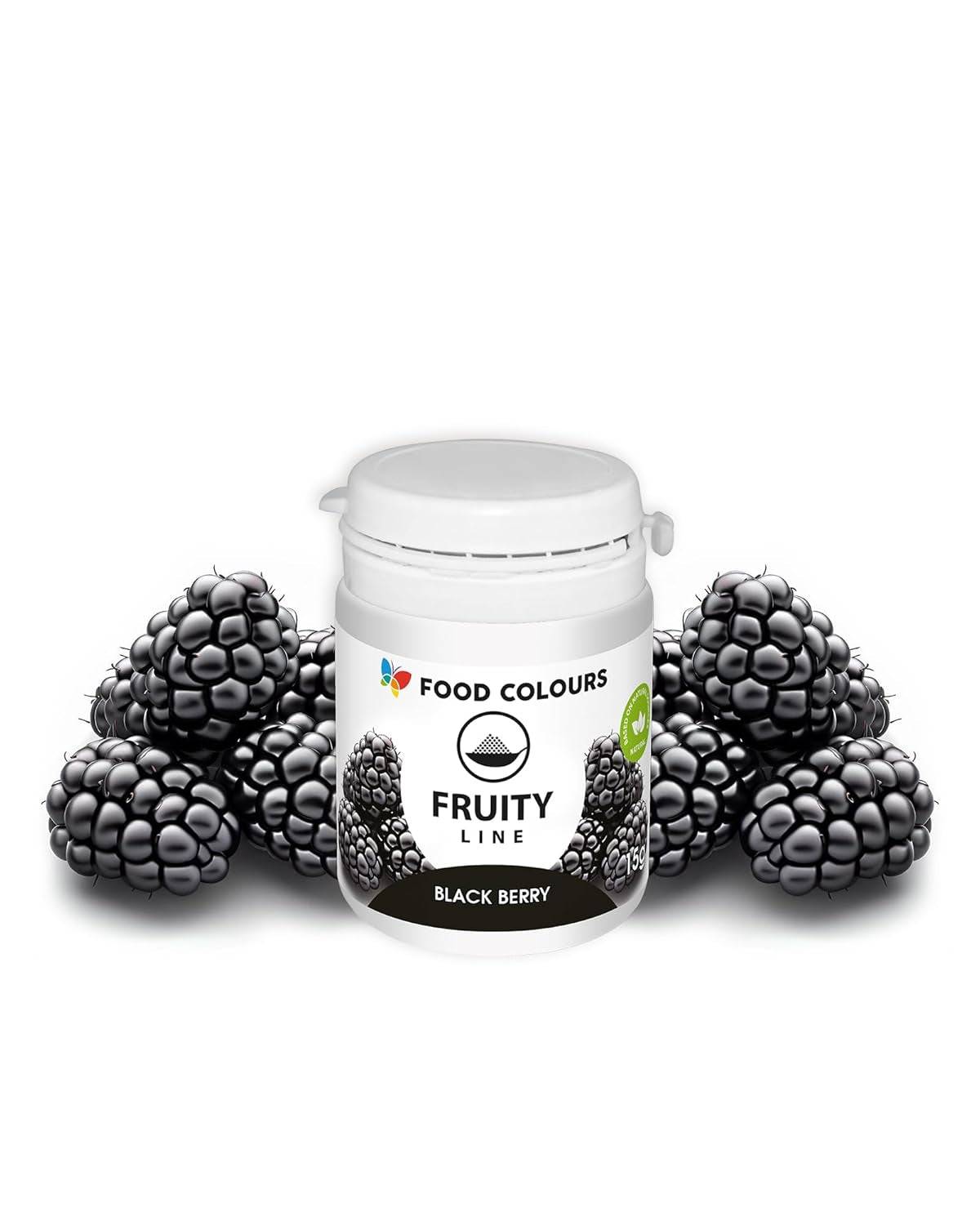 Kleurstofpoeder natuurlijke kleurstof Fruity Line BLUEBERRY 20G natuurlijke kleurstof voor crèmes glazuursponsdeeg in poedervorm kleurstof voor drankengelei