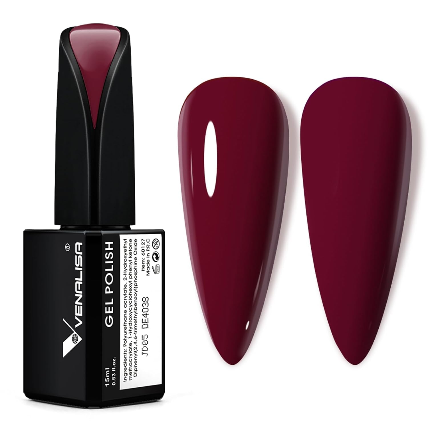 VENALISA Koraal Oranje UV Nagellak 15 ml Gel Nagellak Voor UV Nagellamp Transparant Koraal Oranje Gel Nagellak Modellen Voor DIY Nagelontwerp