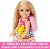 Barbie Speelgoed Chelsea pop en accessoires Hondenreisset 6-delig inclusief hondenstandaard HJY17 Naty Shop-poppen