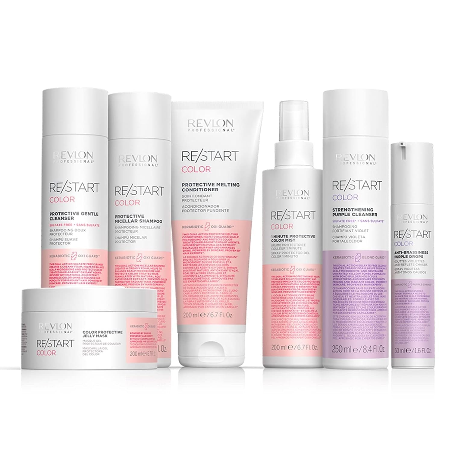 RE/START Color Protective Jelly Mask 500ml Kleurverbeterend haarmasker Haarbehandeling Hydrateert en beschermt tegen haarkleurvervaging Masker met natuurlijk acai-extract Haarmasker Naty Shop