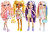 Rainbow High My Fashion Style Pop - Paars - 28 cm Paarse modepop met aantrekkelijke outfit en stijlvolle tas, om te spelen, poseren, verzamelen, voor kinderen van 4-12 jaar