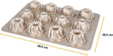 Birkmann, Contoura, Gugelhupfblech Violet, Backform Aus Aluguss, Mit Antihaftbeschichtung Und Rezept, 887077 Bakvormen en bakplaten Naty Shop