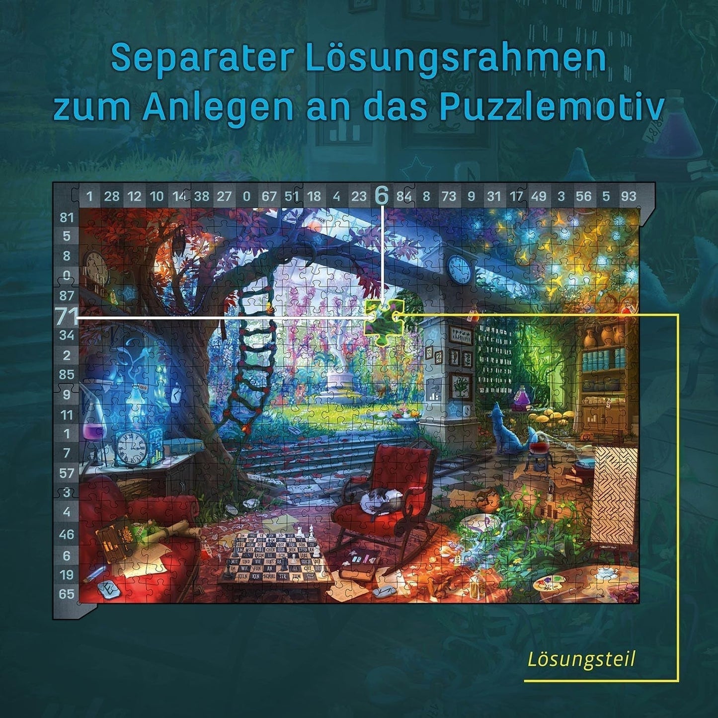 KOSMOS 683979 EXIT® puzzel: The Hidden Studio 500-delige puzzel voor volwassenen en kinderen 10+ Escape Room puzzel voor beginners Puzzel Naty Shop