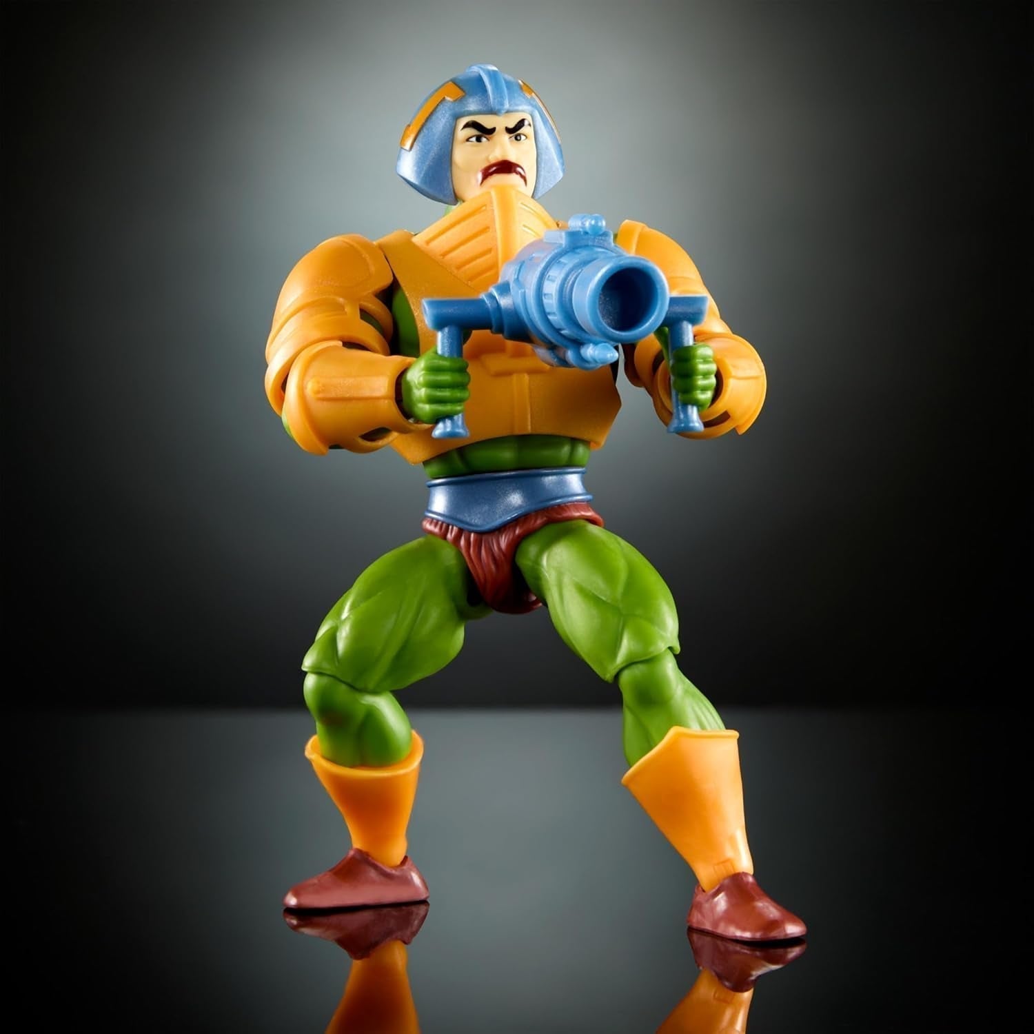 Masters of the Universe Origins speelgoed, Man-At-Arms Duncan-actiefiguur uit de cartooncollectie, hoogte ca. 14 cm, held met verwijderbaar pantser en accessoires, HYD25 Actiefiguren Naty Shop