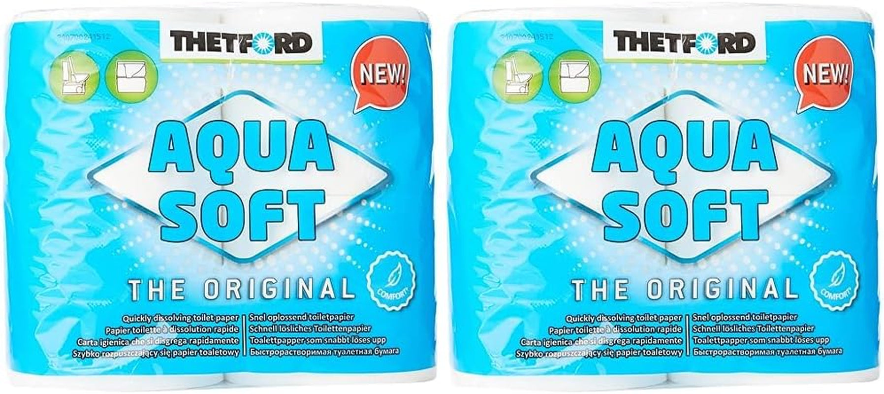 Aqua Zacht Toiletpapier Draagbaar Toiletpapier 4 Rollen/Flessen Campingtoiletten Outdoor Campingtoiletpapier