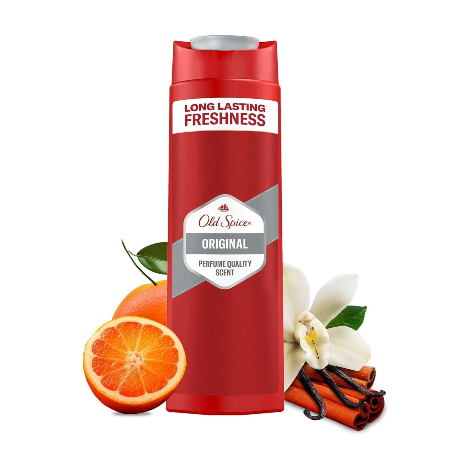 Old Spice Original 3-in-1 douchegel en shampoo voor mannen, 250 ml douche en bad Naty Shop