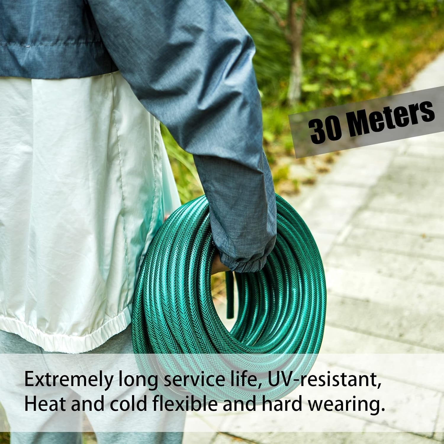 30 meter versterkte PVC tuinwaterslang