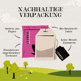 4Er Pack CUPPER biologische fruitthee "Cranberry & Raspberry Infusion", 4X20 niet-witte theezakjes, biologisch, fairtrade