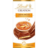 Bar Crème Brûlée Lindt Chocolade Creatie | Crème Brûlée vulling met knapperige karamel, gegarneerd met de fijnste melkchocolade | Chocoladereep | Chocoladegeschenk, 150g