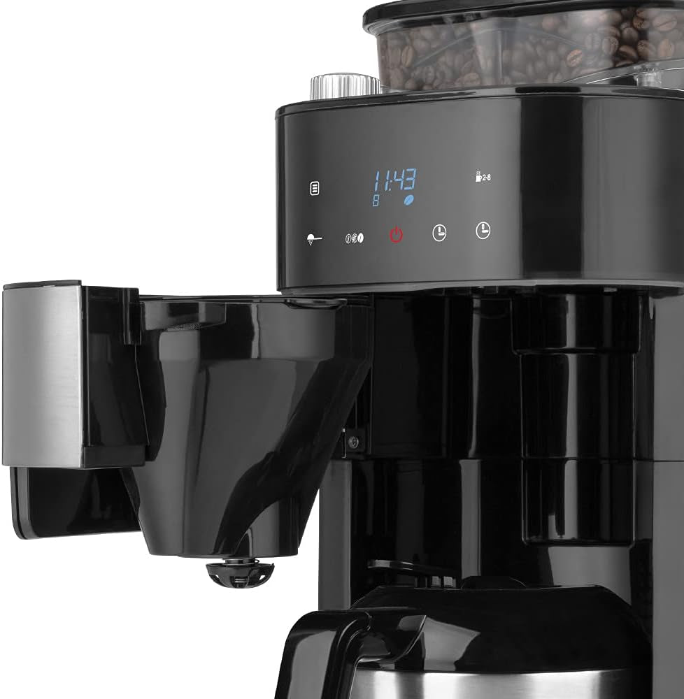 GASTROBACK Grind & Brew Pro thermische espressomachine, zilver, zwart