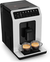 Krups EA897B Evidence ECOdesign automatische espressomachine, automatische espresso- en cappuccinofunctie, Quattro Force technologie, one-touch melkbekers, 8 presets, melksysteem, 1450W
