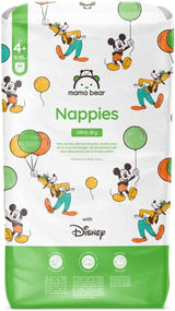 Amazon-merk: Mama Bear Disney Ultra Dry-luiers, maat 3 (4-9 kg) - maanddoos, wit, 172 stuks (2 verpakkingen van 86)
