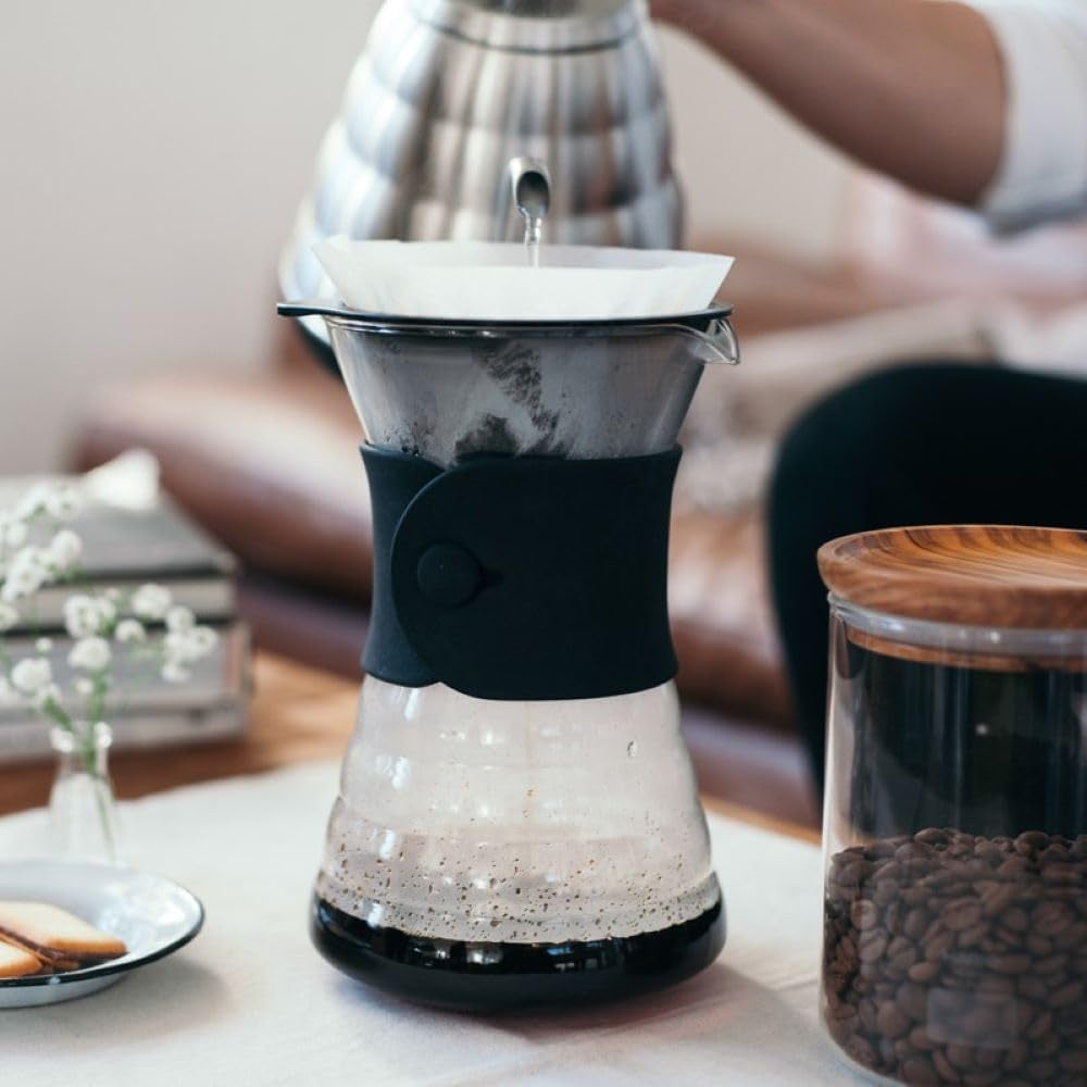 VDD-02B VD 700 ml V60 Karaf met lekbak, voor 2-3 kopjes, transparant