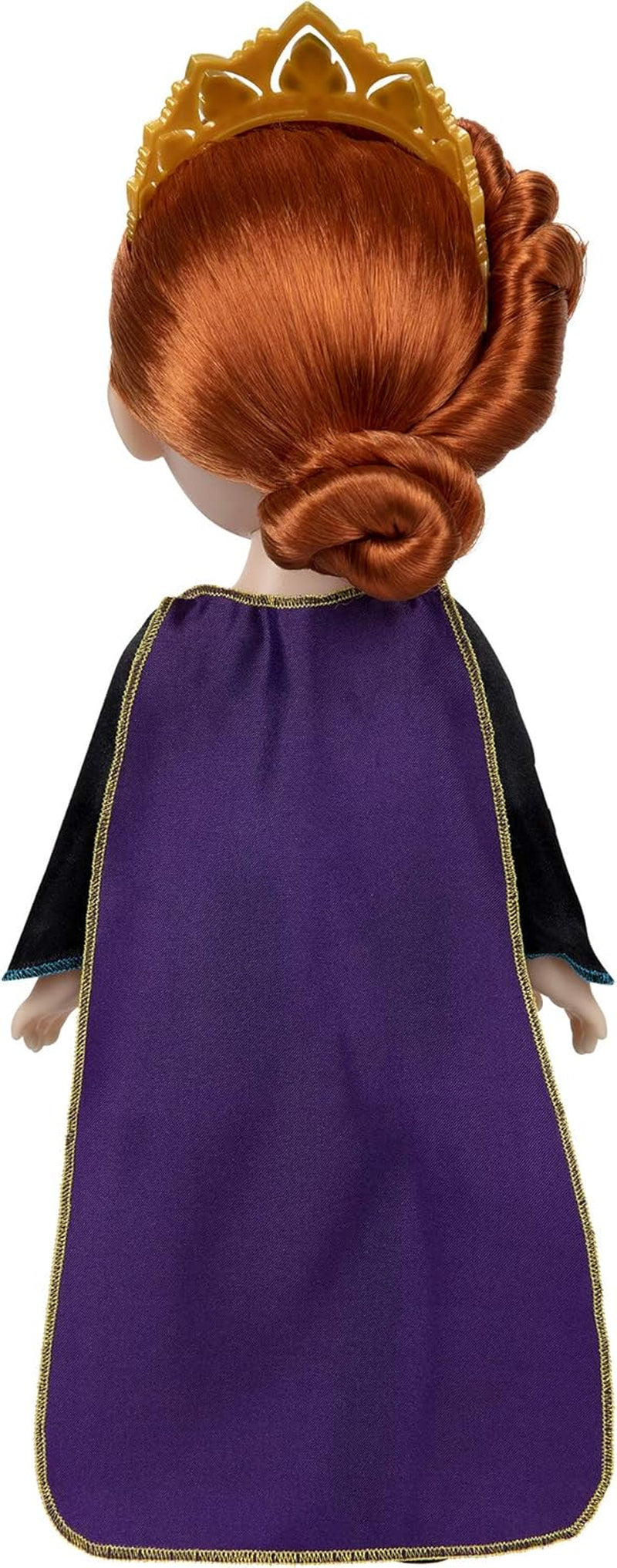 Disney Frozen 2 Anna-pop - een 35 cm grote beweegbare pop in een iconische mode-jurk met het Arendelle-embleem en een tiara voor extra plezier, voor meisjes vanaf 3 jaar