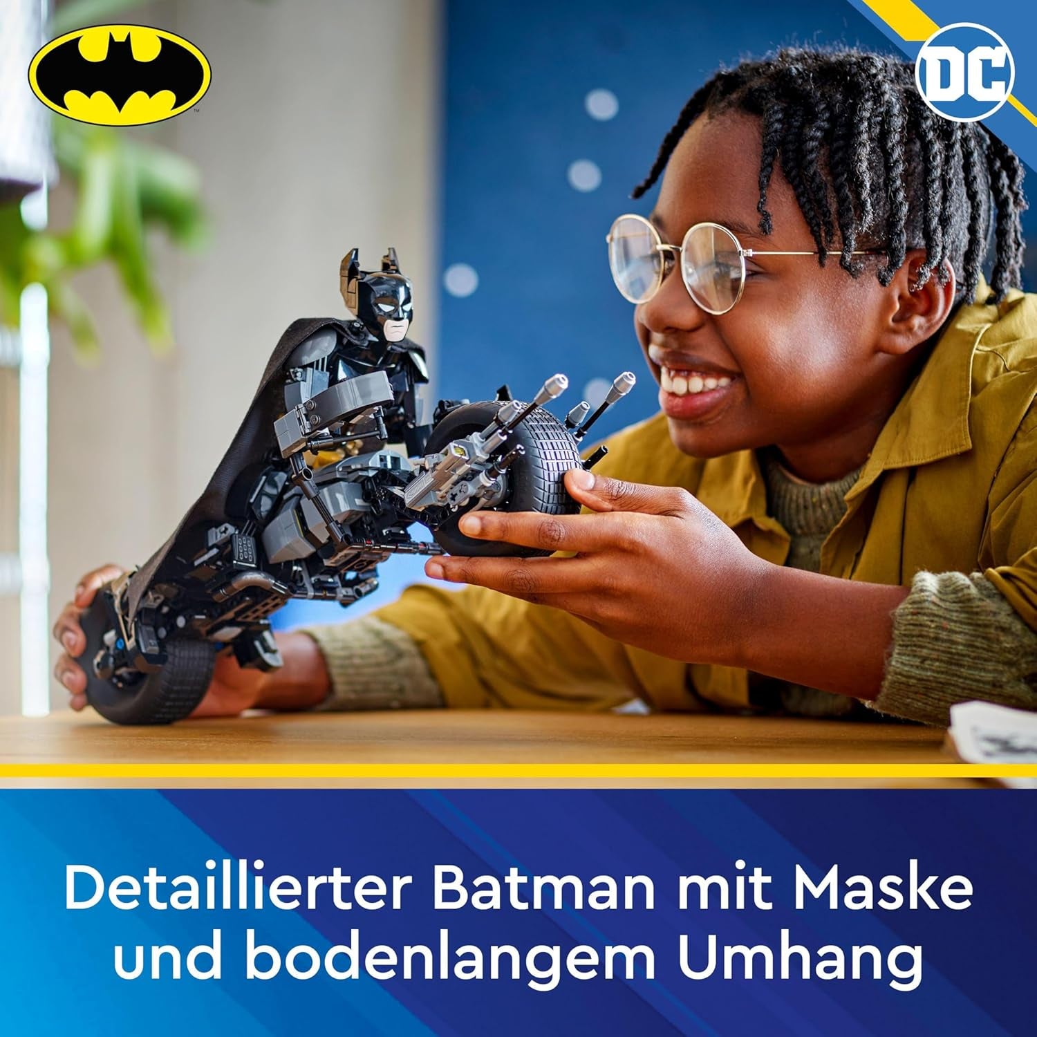 LEGO DC Batman: Batman bouwstenen met Batpod, superheldenfilmspeelgoed, avonturenspeelset voor kinderen, cadeau voor jongens en meisjes 76273 Bouwsets Besuche in LEGO-Store