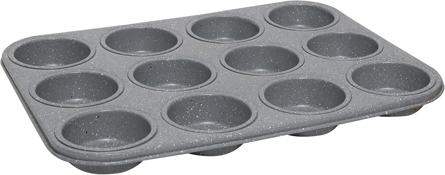 Masterchef MCA-MUF Muffinform Für 12 Cupcakes Muffinblech Aus Karbonstahl, RVS, Stahl Vormen en bakplaten Naty Shop