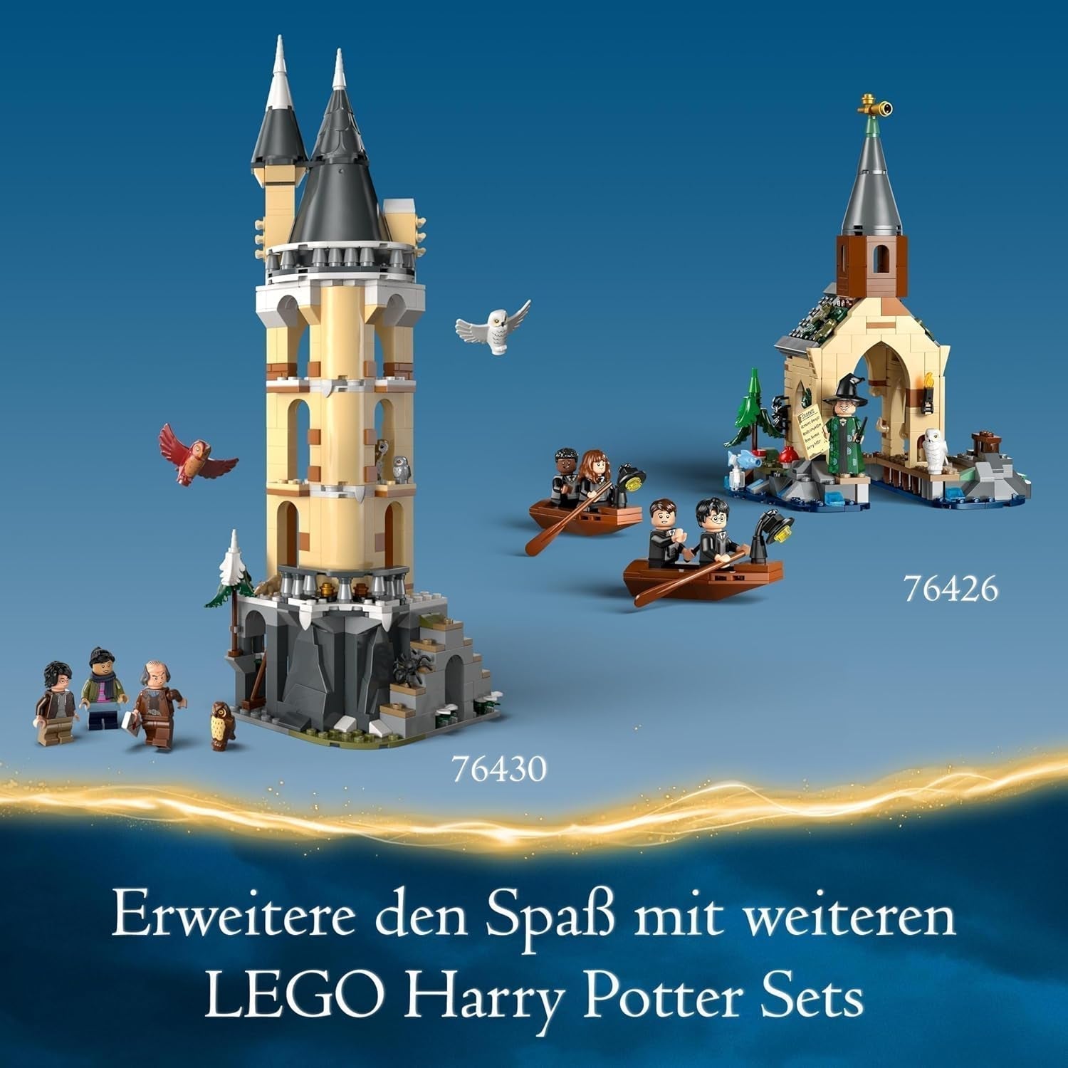 LEGO Harry Potter Hagrid's hut: een onverwacht bezoekset met 5 minifiguren en 2 dierenfiguren, cadeau voor dames en heren, magisch avonturenspeelgoed, fantasieset 76428 Bouwsets Beuche in LEGO-Store