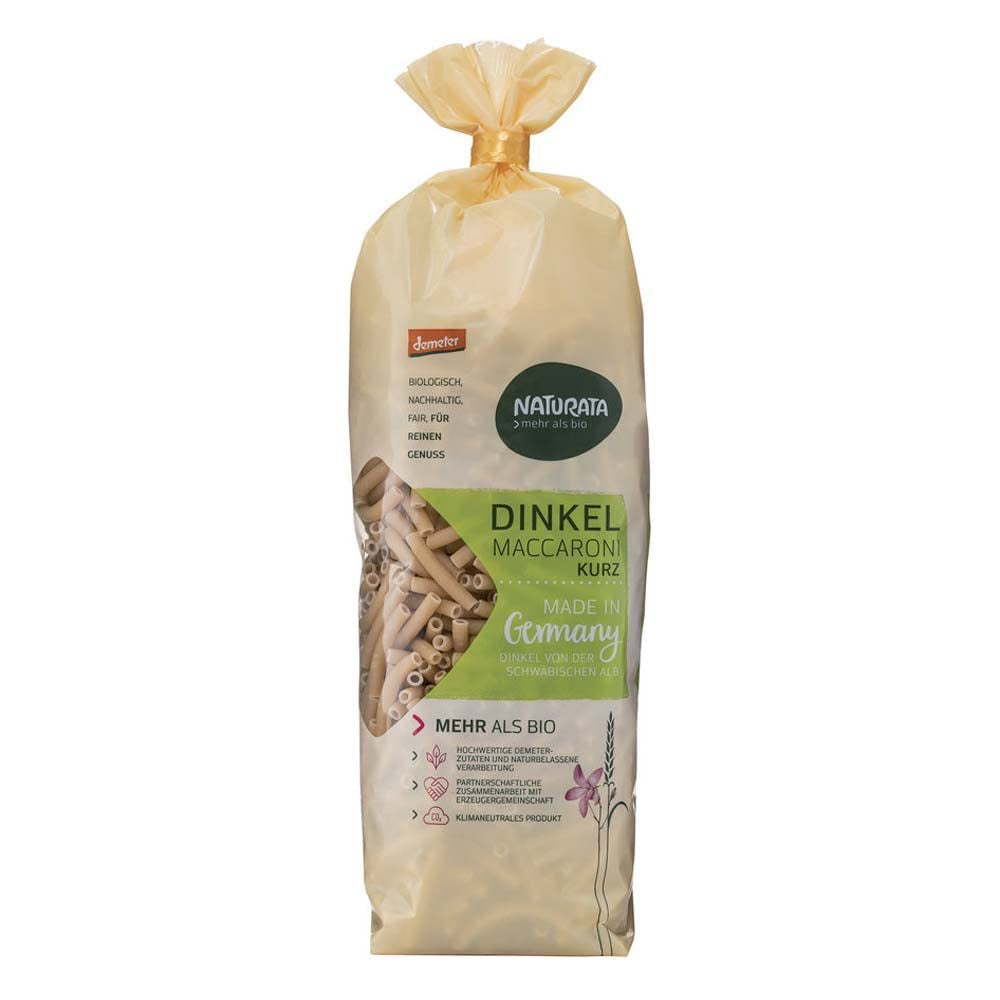 Biologische korte macaroni, lichte spelt (1 x 500g)