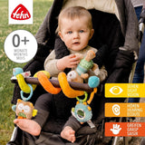 Fehn Activity Spiral Sleeping Forest - kinderwagenspeelgoed aanraken en vasthouden - babyspeelgoed voor bed, box, kinderwagen en autostoel - motorisch speelgoed voor baby's en peuters vanaf 0+ maanden Babyspeelgoed Naty Shop