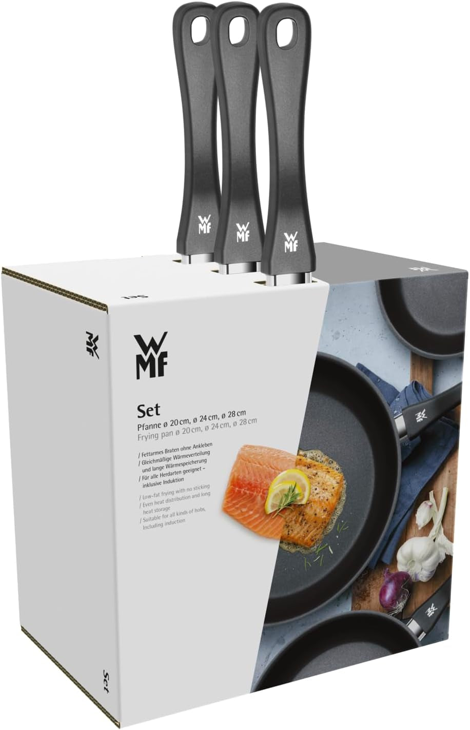 WMF Devil, inductie, Cromargan gecoat roestvrij staal, kunststof handvat Potten en pannen Naty Shop