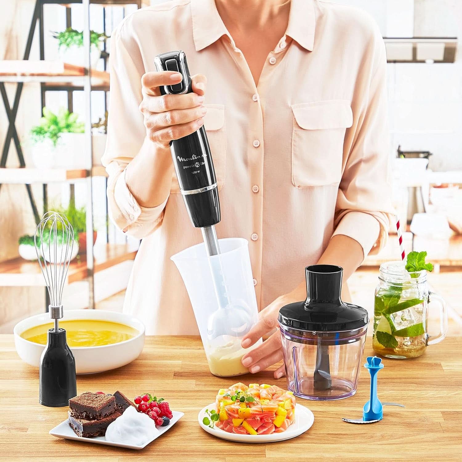 DD9448 Keukenmixer, Zwart, 500 Ml Keuken Naty Shop