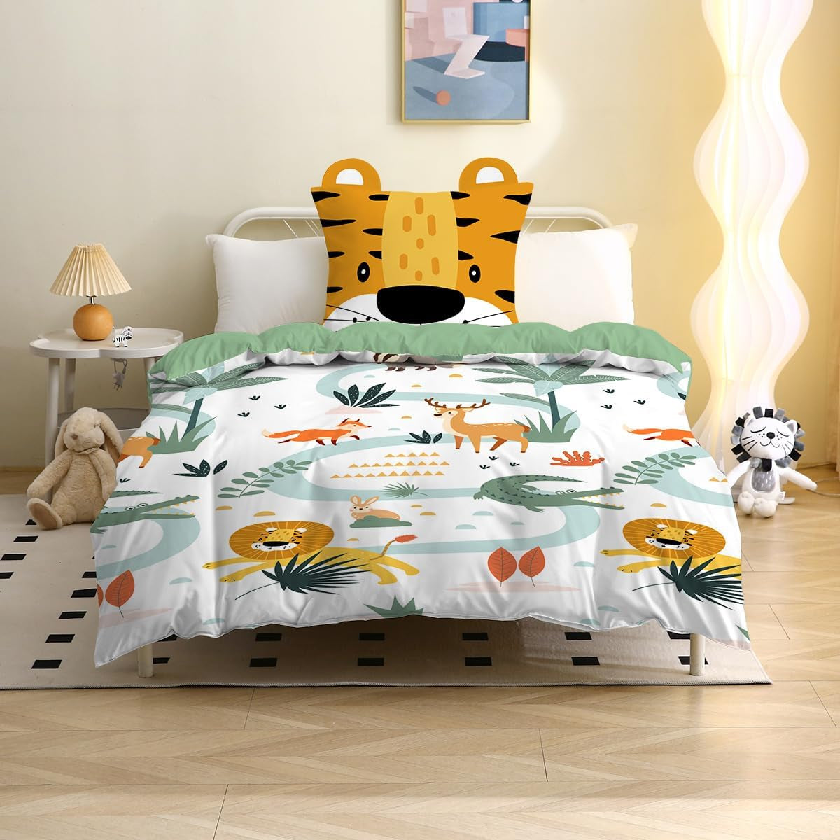 3D-microvezelbeddengoed, dieren, unisex Beddengoed - kinderen Naty Shop