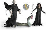 Schleich 42684 Lord Voldemort, Nagini & Bellatrix Lestrange, vanaf 6 jaar, HARRY POTTER - speelfiguur, 21 X 16 X 18 cm Actiefiguren Naty Shop