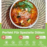 Elf-Family 270g x6er doos (12 stuks) Bio Konjak Nudeln Ultra Low Carb Shirataki Nudeln Veganistisch Glutenvrij-Instant Nudeln ohne kohlenhydrate/Keto/Kalorienarme/Fettfrei/Zuckerfrei -Spaghetti MHD: 12/11/2026
