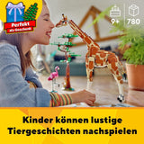 LEGO Creator 3In1 Dierensafari, creatieve set met dierenfiguren, 3 bouwopties: Speelgoedgiraffe, gazelle en leeuw, speelgoeddieren voor meisjes en jongens, natuurlijk cadeau voor kinderen vanaf 9 jaar 31150 Bouwsets Beuche den LEGO-Store