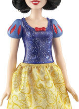 Mattel Disney Princess speelgoed Sneeuwwitje beweegbare pop met sprankelende kleding en accessoires Disney film geïnspireerd cadeau voor kinderen HLW08 Naty Shop poppen