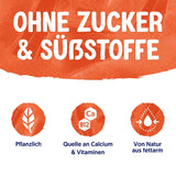 Alpro Kokosnussdrink ohne Zucker – Ohne Süßstoffe – Vegan en melkvrij – Van Natur aus lactosevrij en vettarm – Rijk aan calcium en vitamines – 8 x 1 L