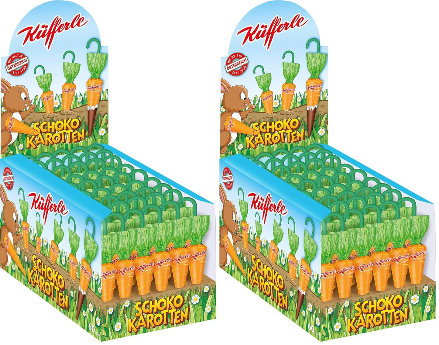 Küfferle, Wortelen met originele chocolade 810 g 60 stuks, Melkchocolade, 1 stuk