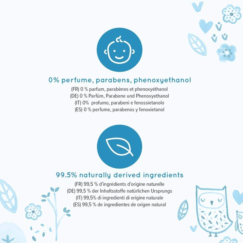 Mama Bear Ultra Sensitive Babydoekjes Geurvrij 1008 Aantal (18 Verpakkingen van 60) Naty Shop