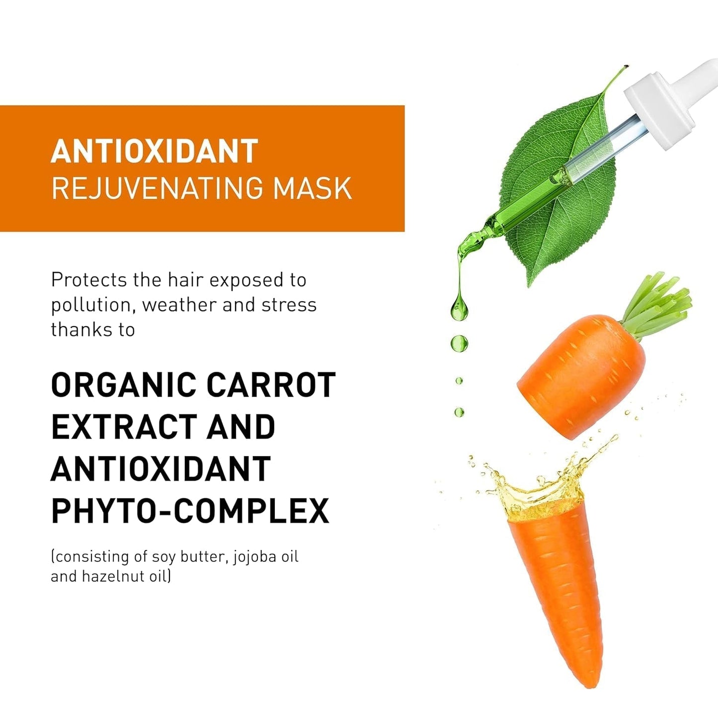 Verjongend antioxidantmasker - 250 ml Naty Shop haarmasker