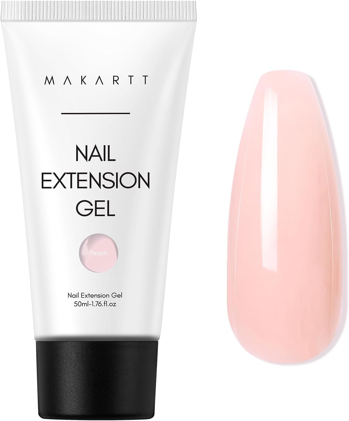 Makartt Poly nagelverlengingsgel - acrylverlengingsgel, nagelversterkende gel, nageldecoratie, 50ml (paars)