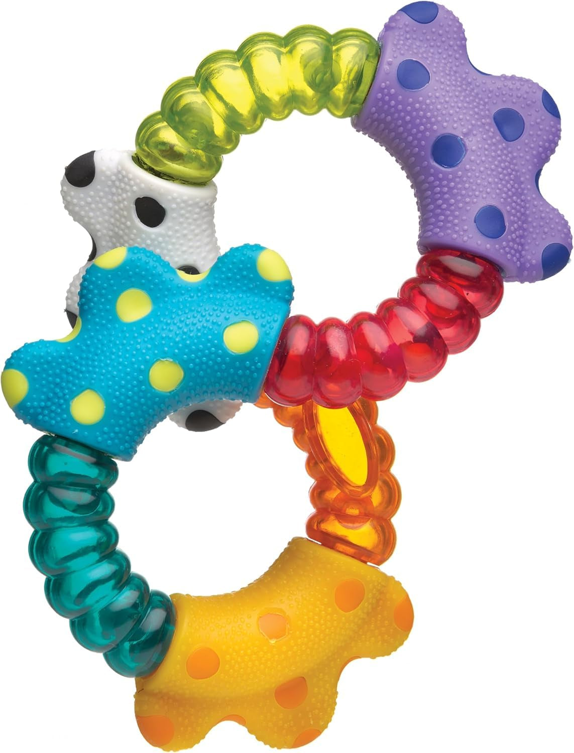 Playgro Rattle Super Shaker - rammelaarbal voor baby's - rammelaarbal - rammelaarbal voor kinderen - rammelaarbal - motoriek - babyspeelgoed - motoriek voor baby's - kleurrijk Bebe Naty Shop Speelgoed Klik en draai rammelaar