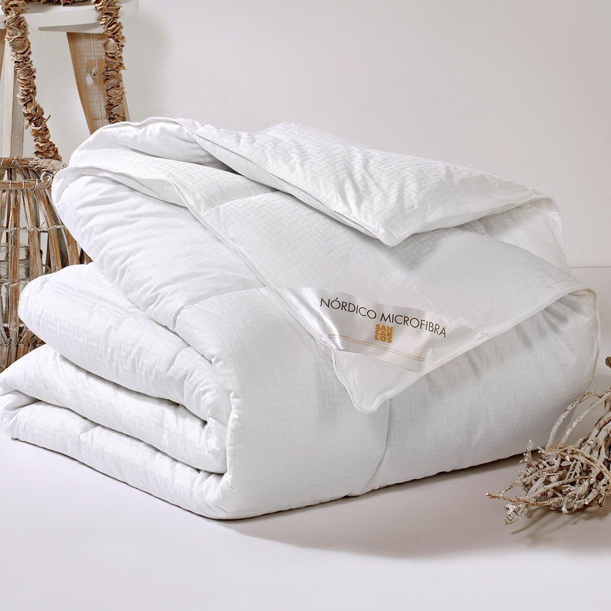San Carlos Ibón dekbed, wit Para Cama De 135 Witte dekbedden en dekbedden Naty Shop