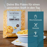 Verival Cornflakes ongezoet, verpakking 6 x 250 gram Cereale Naty Shop