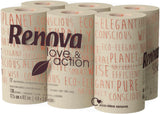 Toiletpapier Renova Love & Action, Beiger Pakket 9 X 12 Rollos-: 108