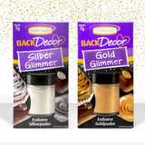 Günthart glitter, poeder, goud en zilver, set 2 x 7 gram Naty Shop