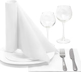 Papstar, 50 servetten "ROYAL Collection" 1/4-vouw 48 cm x 48 cm wit, #11577