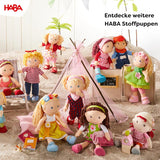 Zachte pop HABA Annelie - Zachte pop met gearrangeerd haar - Met verwisselbare kleding - Vanaf 18 maanden - 30 cm - Wasbaar - 1302108001